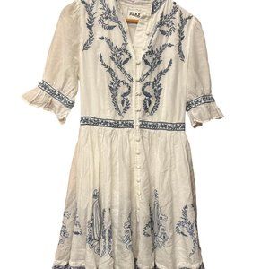 Alice by Temperley cotton and silk dress UK 10 US 6